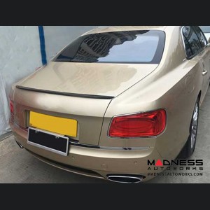 Bentley Continental Flying Spur Rear Duck Spoiler - Carbon Fiber 